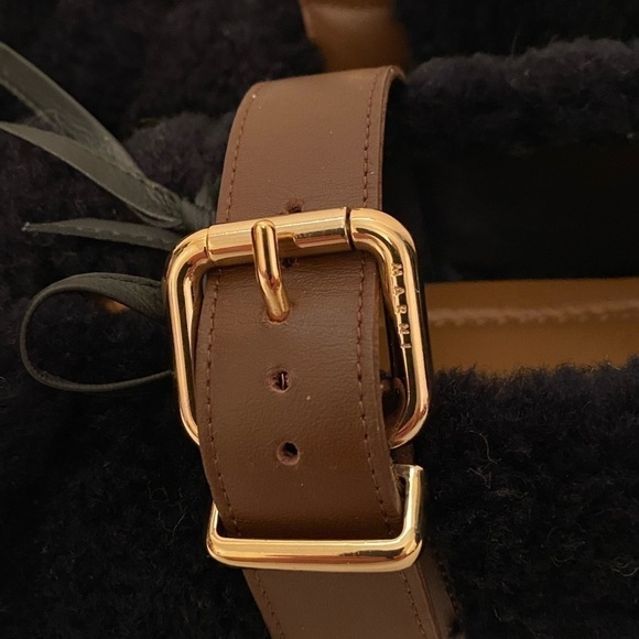 Marni shearling buckled flats - Picture 7 of 14